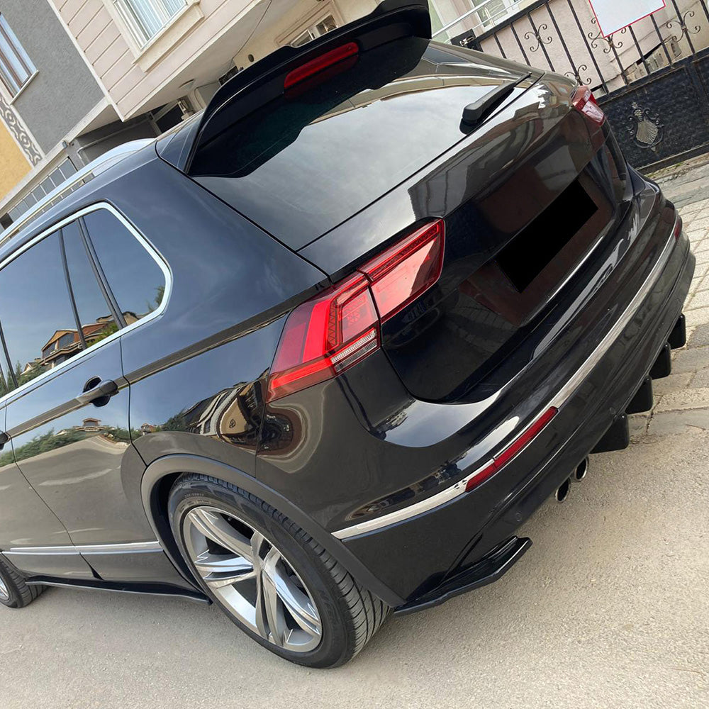 Rear Side Splitters compatible with VW VOLKSWAGEN Tiguan Mk2 Standart / R-Line 2015-2020