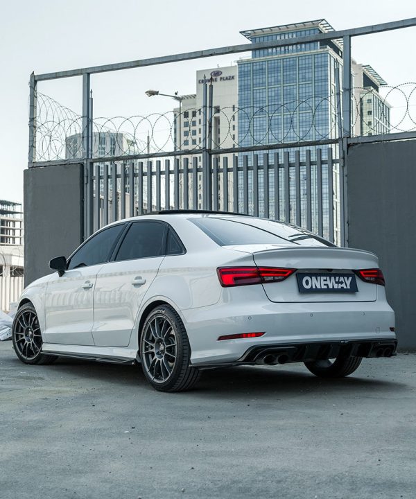 Rear Side Splitters compatible with AUDI S3 8V Sedan 2013-2016
