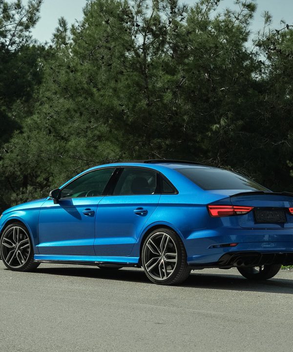 Rear Side Splitters compatible with AUDI S3 8V Sedan 2013-2016 v2