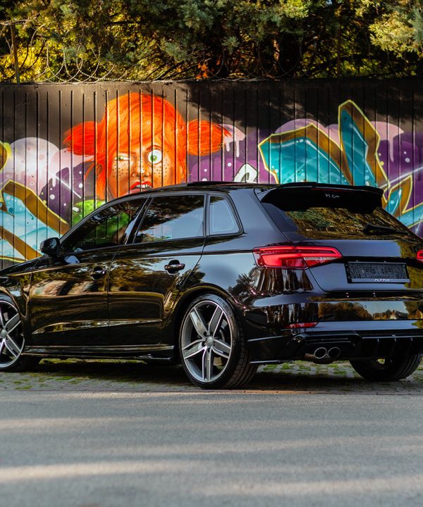 Rear Side Splitters compatible with AUDI S3 Sportback 8V Facelift 2016-2020