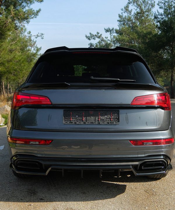 Rear Center Splitter compatible with AUDI Q5 S-Line SUV Mk2 Facelift 2020-2024