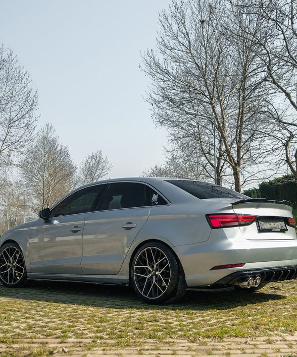 Rear Side Splitters compatible with AUDI A3 8V Facelift Sedan 2016-2020