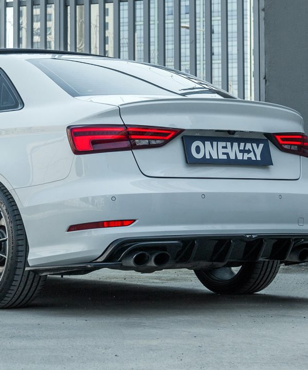 Rear Diffuser compatible with AUDI S3 Sedan 8V 2013-2016