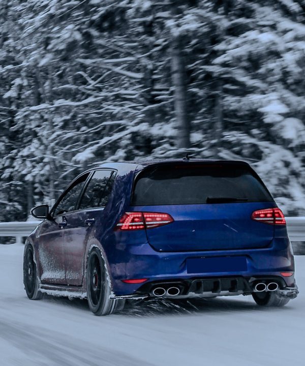 Rear Diffuser compatible with VW VOLKSWAGEN Golf MK 7 R 2013-2016