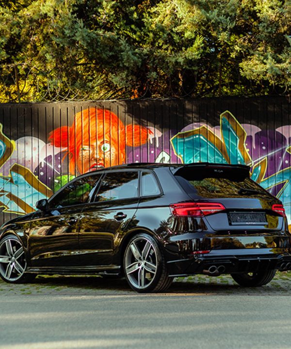 Rear Diffuser compatible with AUDI S3 Sportback 8V Facelift 2016-2020
