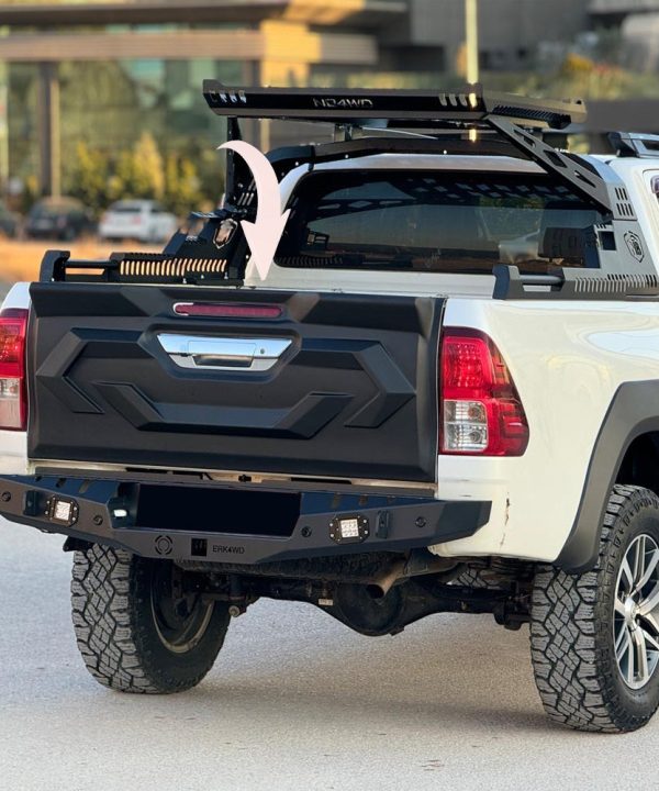 Tailgate Cover compatible with TOYOTA Hilux 8Th Generation 2015-2020