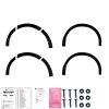 Wheel Arch Trims compatible with VW VOLKSWAGEN Transporter T6 2015-2019 (Gloss Black) with ABE TÜV