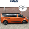 Wheel Arch Trims compatible with FORD Transit Custom MK1 Facelift 2018-2022 with ABE TÜV