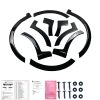 Wheel Arch Trims compatible with VW VOLKSWAGEN Caddy MK5 2021+ (Gloss Black) with ABE TÜV