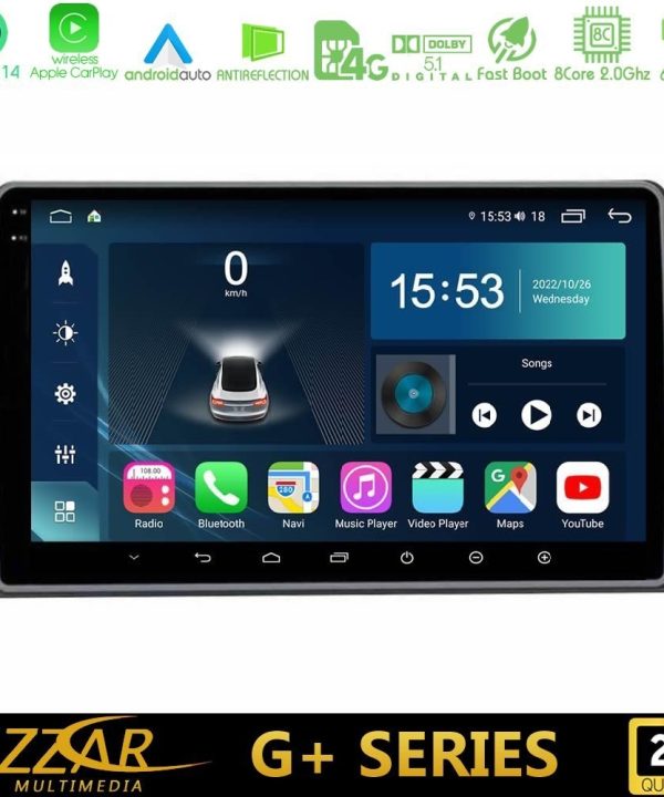 Kimpiris - Bizzar G+ Series Dacia Duster 2022-2024 8core Android14 6+128GB Navigation Multimedia Tablet 9"