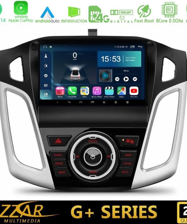 Kimpiris - Bizzar G+ Series Ford Focus 2012-2018 8core Android14 6+128GB Navigation Multimedia Tablet 9"