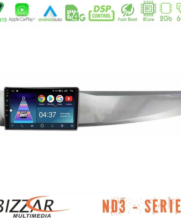 Kimpiris - Bizzar ND3 Series 8Core Android15 2+64GB  Alfa Romeo Giulietta 2010-2014 Navigation Multimedia Tablet 9"