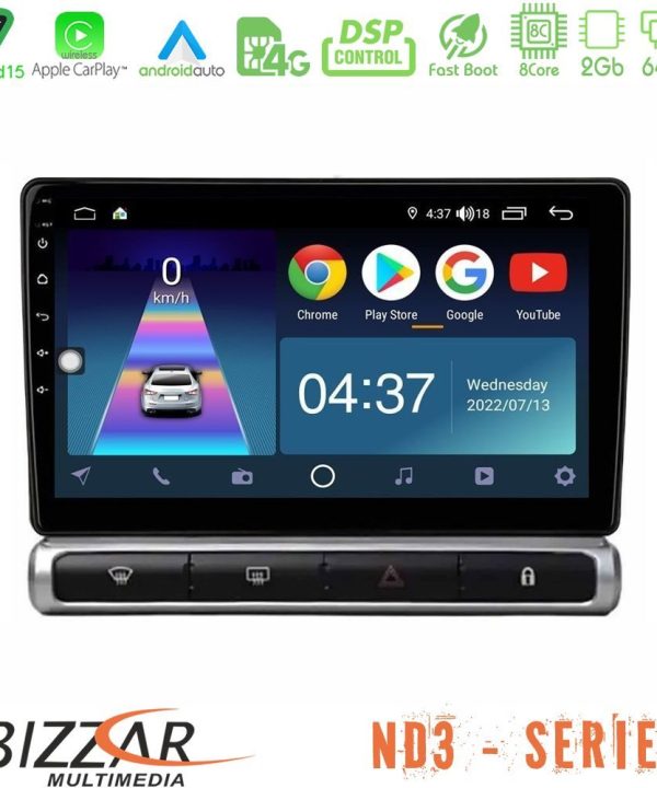 Kimpiris - Bizzar ND3 Series 8Core Android15 2+64GB  Citroen C3 2016-> Navigation Multimedia Tablet 9"