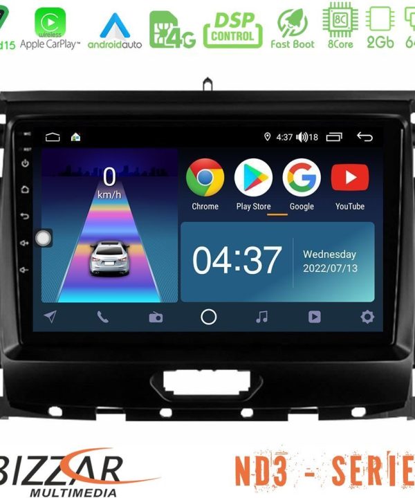 Kimpiris - Bizzar ND3 Series 8Core Android15 2+64GB  Ford Ranger 2017-2022 Navigation Multimedia Tablet 9"