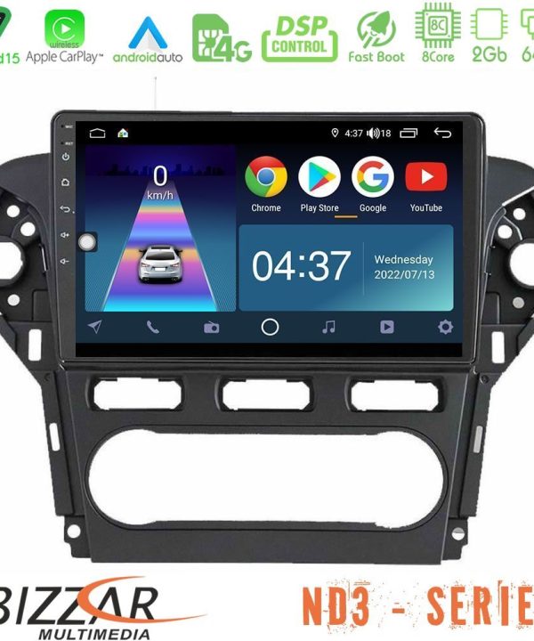Kimpiris - Bizzar ND3 Series 8Core Android15 2+64GB  Ford Mondeo 2011-2014 Navigation Multimedia Tablet 10"