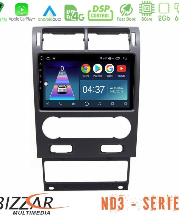Kimpiris - Bizzar ND3 Series 8Core Android15 2+64GB  Ford Mondeo 2004-2007 Navigation Multimedia Tablet 9"
