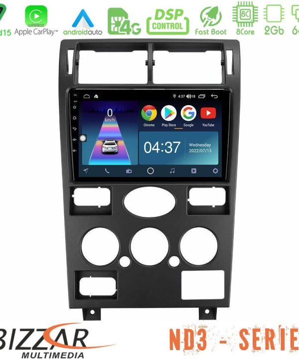 Kimpiris - Bizzar ND3 Series 8Core Android15 2+64GB  Ford Mondeo 2001-2004 Navigation Multimedia Tablet 9"
