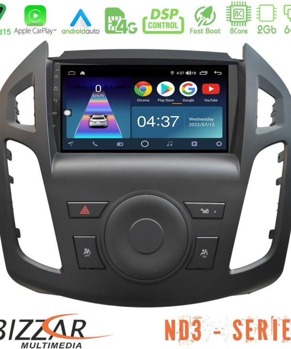 Kimpiris - Bizzar ND3 Series 8Core Android15 2+64GB Ford Transit Connect 2013-2018 Navigation Multimedia Tablet 9"