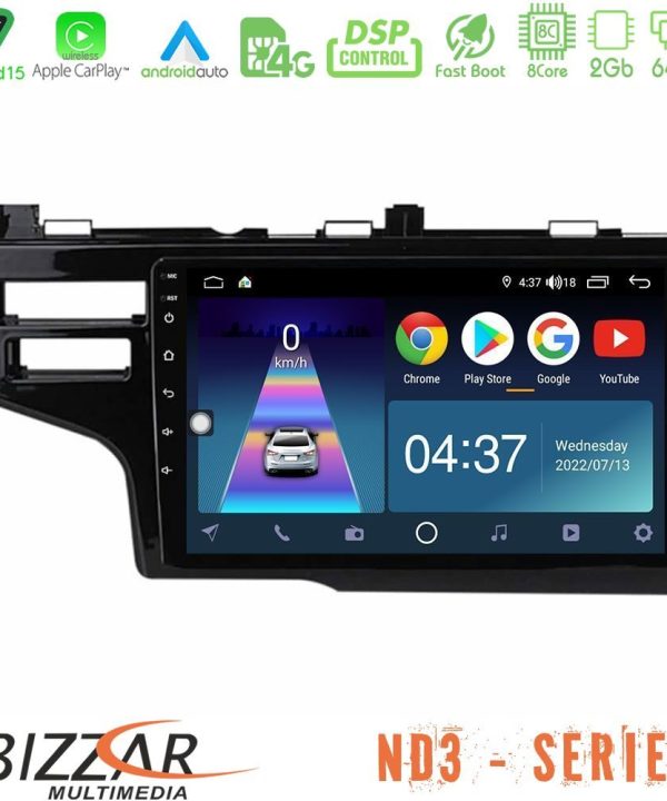 Kimpiris - Bizzar ND3 Series 8Core Android15 2+64GB  Honda Jazz 2013-2020 Navigation Multimedia Tablet 9"