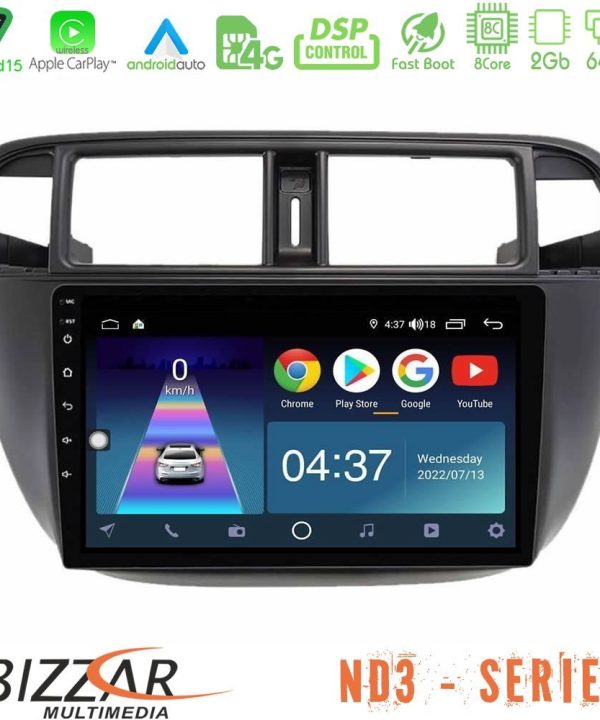 Kimpiris - Bizzar ND3 Series 8Core Android15 2+64GB Honda Civic 1995-2001 Navigation Multimedia Tablet 9"