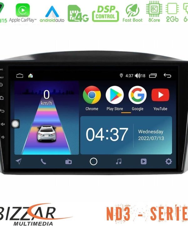 Kimpiris - Bizzar ND3 Series 8Core Android15 2+64GB  Jeep Grand Cherokee 2005-2007 Navigation Multimedia Tablet 10"