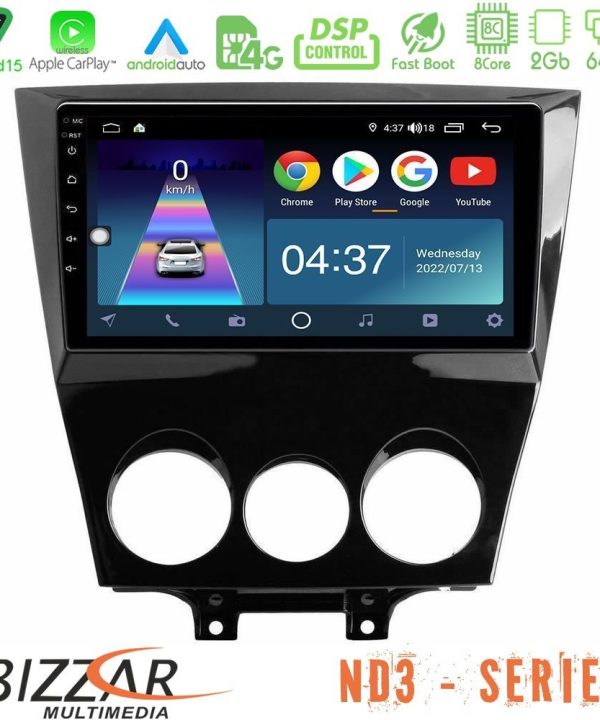 Kimpiris - Bizzar ND3 Series 8Core Android15 2+64GB  Mazda RX8 2008-2012 Navigation Multimedia Tablet 9"