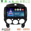 Kimpiris - Bizzar ND3 Series 8Core Android15 2+64GB  Mazda 2 2008-2014 Navigation Multimedia Tablet 9"