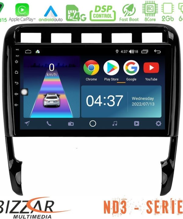 Kimpiris - Bizzar ND3 Series 8Core Android15 2+64GB  Porsche Cayenne 2003-2010 Navigation Multimedia Tablet 9"