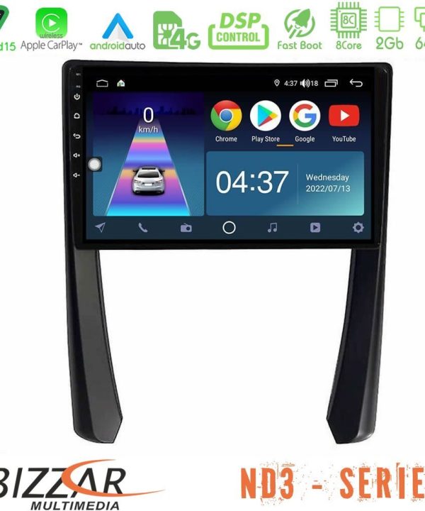 Kimpiris - Bizzar ND3 Series 8Core Android15 2+64GB  Porsche 911/Cayman/Boxster Navigation Multimedia Tablet 9"