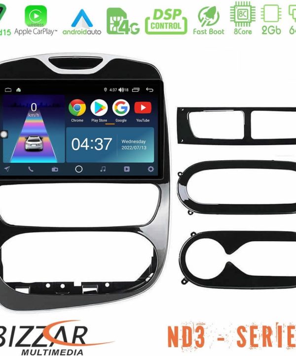 Kimpiris - Bizzar ND3 Series 8Core Android15 2+64GB Renault Clio 2012-2019 Navigation Multimedia Tablet 9"