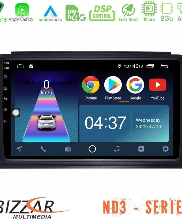 Kimpiris - Bizzar ND3 Series 8Core Android15 2+64GB  Smart 451 Navigation Multimedia Tablet 9"