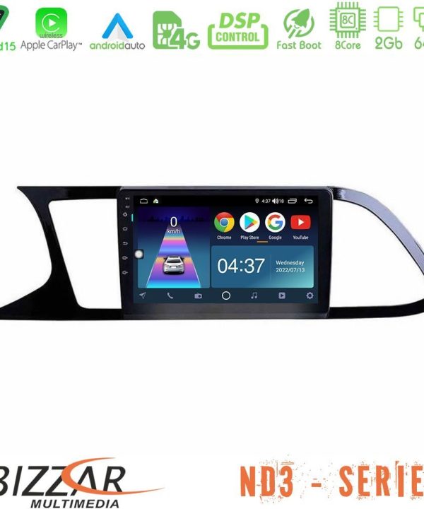 Kimpiris - Bizzar ND3 Series 8Core Android15 2+64GB  Seat Leon 2013 – 2019 Navigation Multimedia Tablet 9"