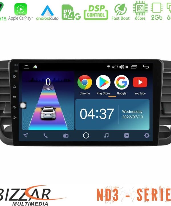 Kimpiris - Bizzar ND3 Series 8Core Android15 2+64GB  Subaru Legacy/Outback 2002-2008 Navigation Multimedia Tablet 9"