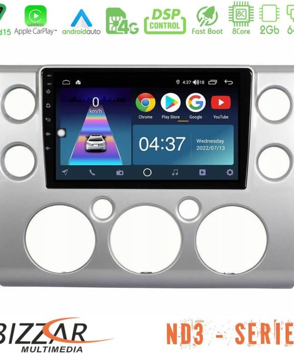 Kimpiris - Bizzar ND3 Series 8Core Android15 2+64GB Toyota FJ 2007-2014 Navigation Multimedia Tablet 9"