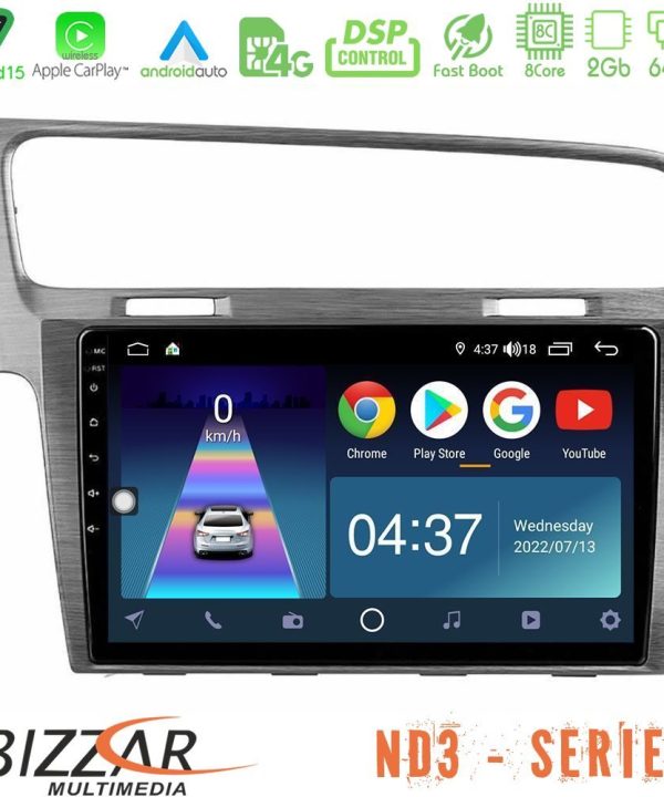 Kimpiris - Bizzar ND3 Series 8Core Android15 2+64GB  VW GOLF 7 Navigation Multimedia Tablet 10"