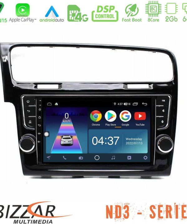 Kimpiris - Bizzar ND3 Series 8Core Android15 2+64GB  VW GOLF 7 Navigation Multimedia Tablet 9"   (OEM Look)