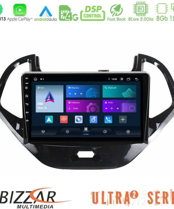 Kimpiris - Bizzar Ultra Series Ford Ka 2016-2020 8core Android13 8+128GB Navigation Multimedia Tablet 9"