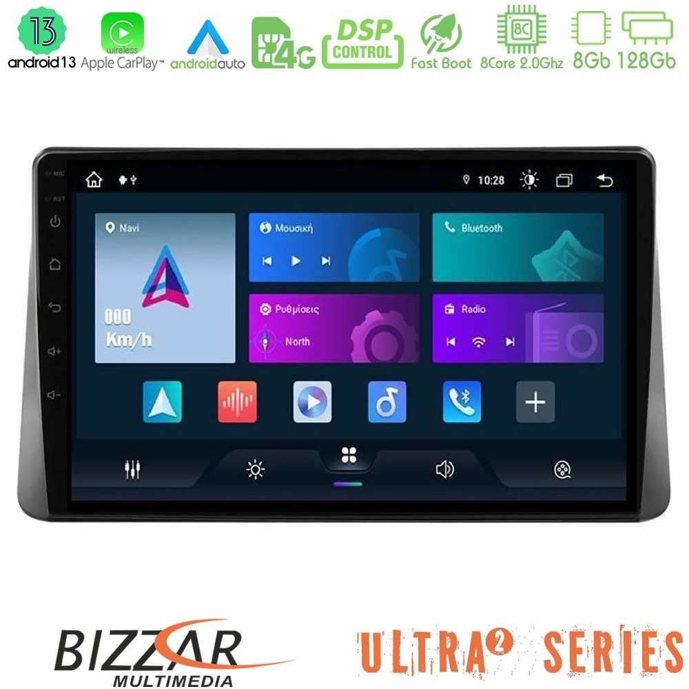 Kimpiris - Bizzar Ultra Series Ford Focus 2019-> 8core Android13 8+128GB Navigation Multimedia Tablet 9"