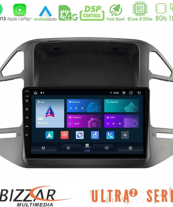 Kimpiris - Bizzar Ultra Series Mitsubishi Pajero 2002-2006 8core Android13 8+128GB Navigation Multimedia Tablet 9"