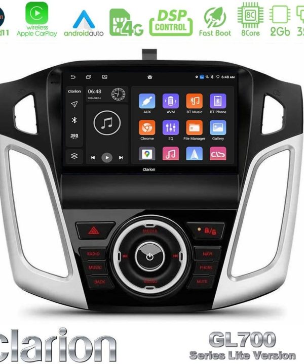 Kimpiris - Clarion GL700 Lite Series 8Core Android11 2+32GB Ford Focus 2012-2018 Navigation Multimedia Tablet 9" Με Carplay & Android Auto