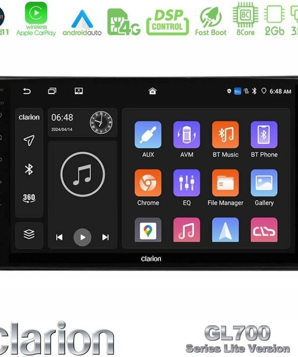 Kimpiris - Clarion GL700 Lite Series 8Core Android11 2+32GB Ford Focus 2019-> Navigation Multimedia Tablet 9" Με Carplay & Android Auto