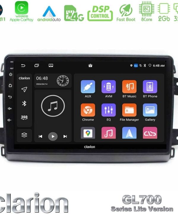 Kimpiris - Clarion GL700 Lite Series 8Core Android11 2+32GB Citroen/Fiat/Opel Navigation Multimedia Tablet 9" Με Carplay & Android Auto
