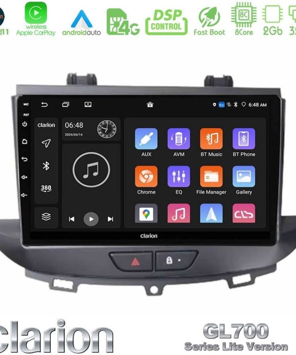 Kimpiris - Clarion GL700 Lite Series 8Core Android11 2+32GB Opel Grandland/Crossland X Navigation Multimedia Tablet 9" Με Carplay & Android Auto