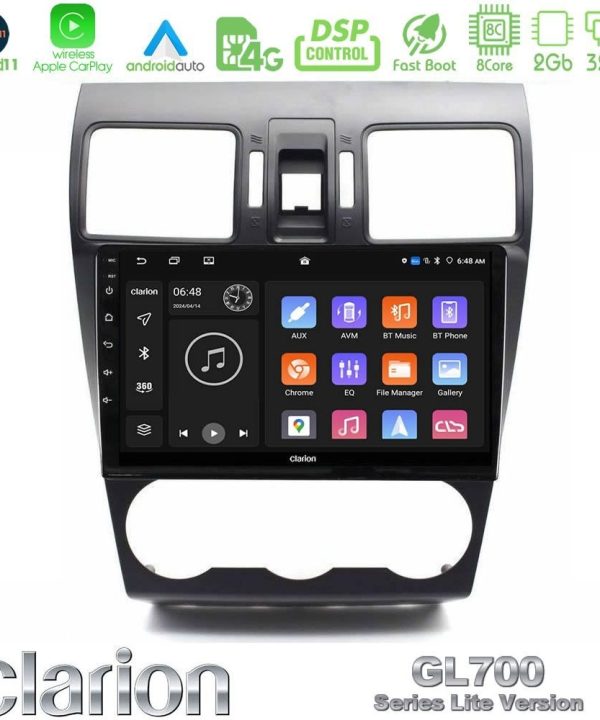 Kimpiris - Clarion GL700 Lite Series 8Core Android11 2+32GB Subaru Forester 2015-2018 Navigation Multimedia Tablet 9" Με Carplay & Android Auto