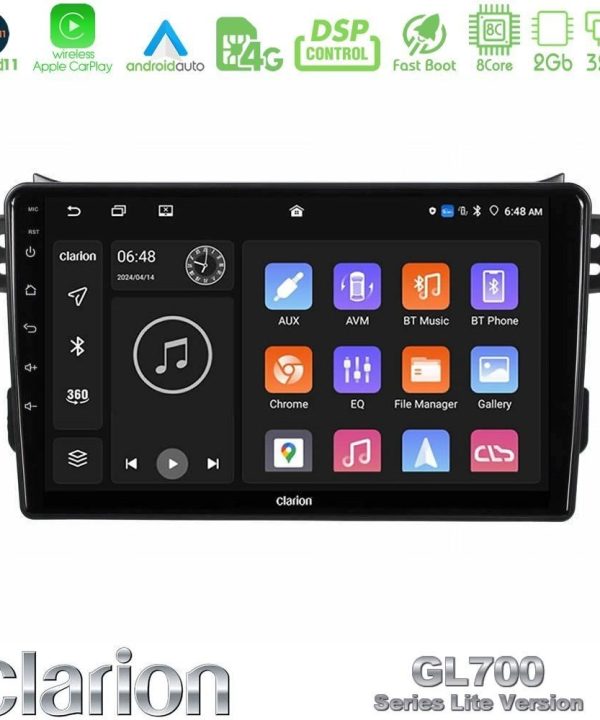 Kimpiris - Clarion GL700 Lite Series 8Core Android11 2+32GB Suzuki Splash & Opel Agila 2008-2014 Navigation Multimedia Tablet 9" Με Carplay & Android Auto
