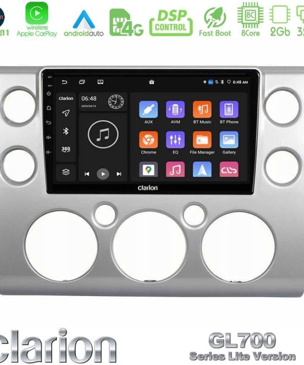 Kimpiris - Clarion GL700 Lite Series 8Core Android11 2+32GB Toyota FJ 2007-2014 Navigation Multimedia Tablet 9" Με Carplay & Android Auto