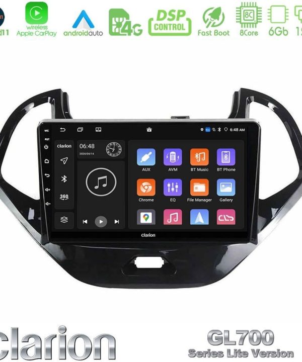 Kimpiris - Clarion GL700 Lite Series 8Core Android11 6+128GB Ford Ka 2016-2020 Navigation Multimedia Tablet 9" Με Carplay & Android Auto