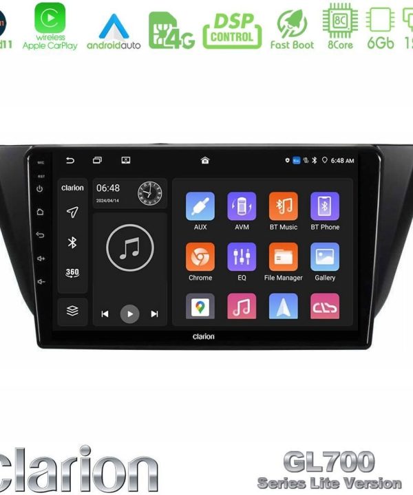 Kimpiris - Clarion GL700 Lite Series 8Core Android11 6+128GB Iveco Daily 2014-2025 Navigation Multimedia Tablet 9" Με Carplay & Android Auto