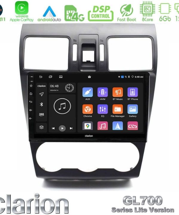 Kimpiris - Clarion GL700 Lite Series 8Core Android11 6+128GB Subaru Forester 2015-2018 Navigation Multimedia Tablet 9" Με Carplay & Android Auto
