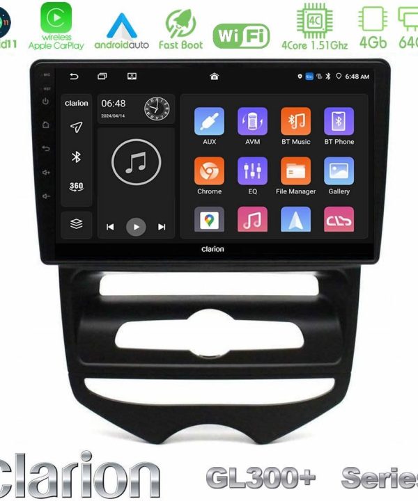Kimpiris - Clarion GL300+ Series 4Core Android11 4+64GB Hyundai ix20 2010-2020 (MANUAL A/C) Navigation Multimedia Tablet 10"